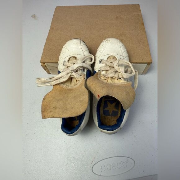 Made in the USA 🇺🇸 VINTAGE CONVERSE TD'S TONY DORSETT kids Sz 10 - Picture 7 of 12